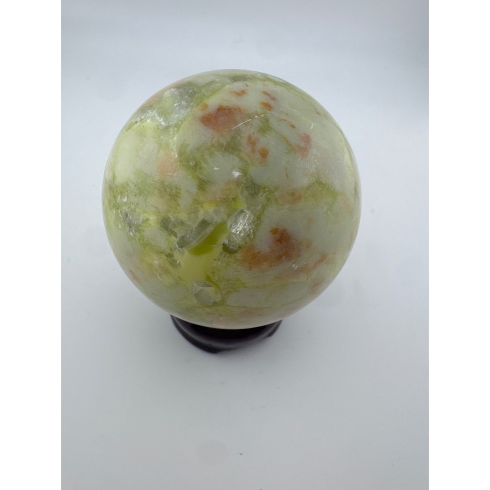 Natural Lemon Jade Sphere 2.37 Inch